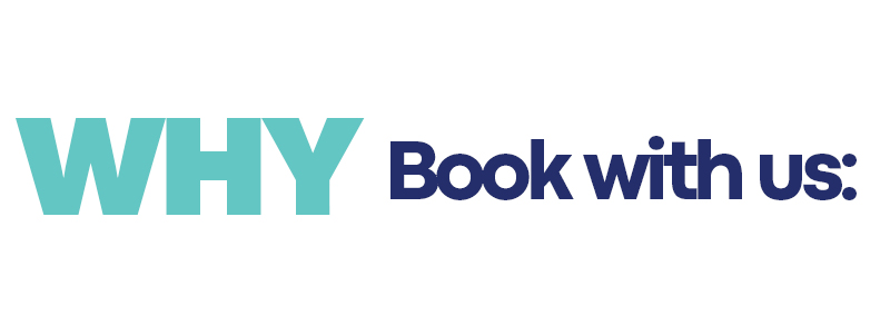 Why book with us.