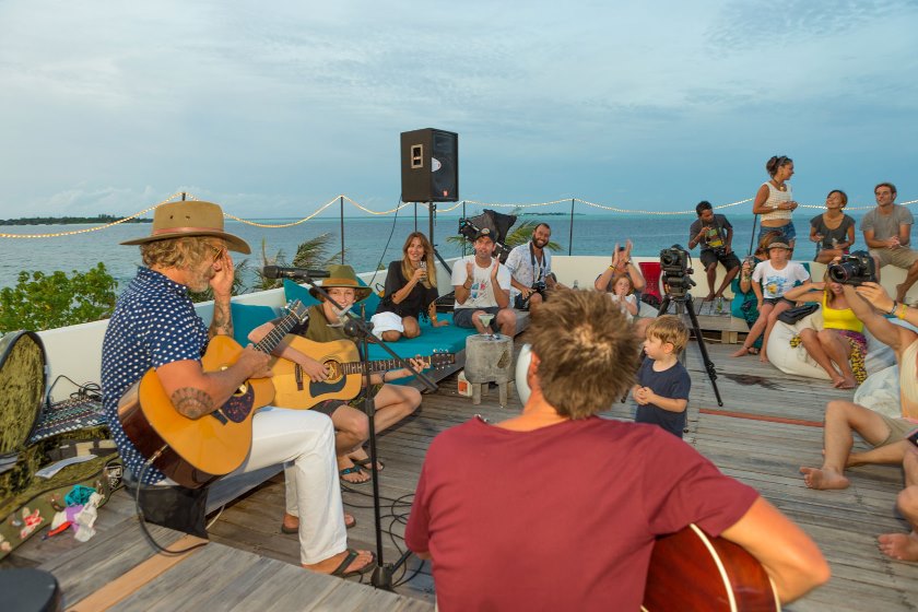 Donavon at the first Surf Music In Paradise gig in 2014. – Photo Saltmotion.