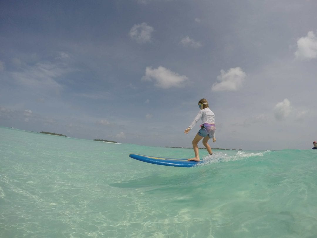 The learn to surf sandbar