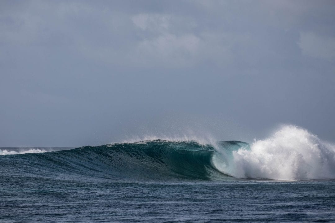 A nice empty slips through unridden at Sultans in early Sept. Photo - Andy Potts C/O The Perfect Wave