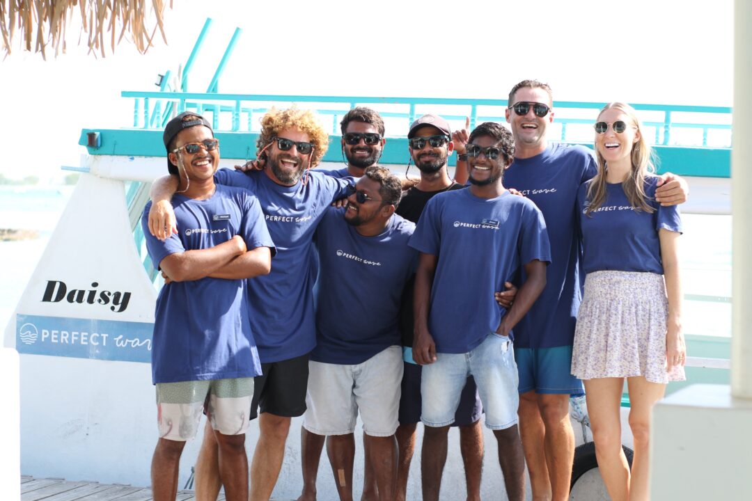 Perfect Wave Kandooma surf program team