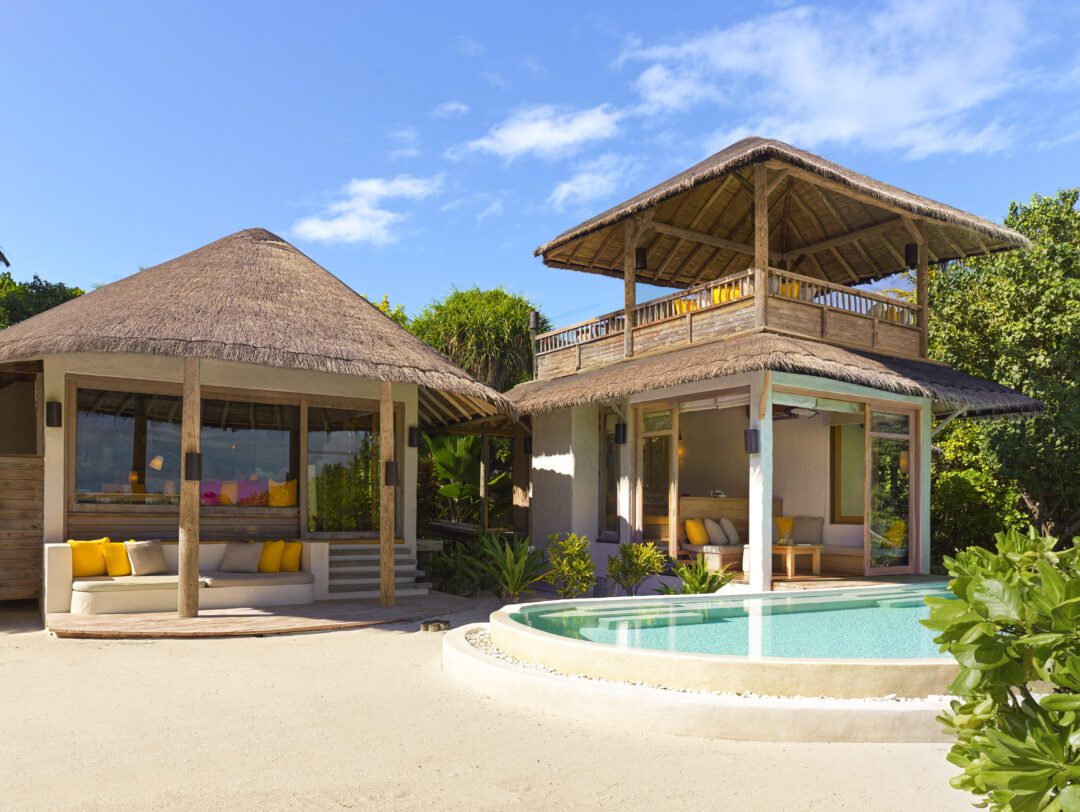 Six Senses Laamu - Two-Bedroom Lagoon Beach Villa with Pool - Maldives surf Resort
