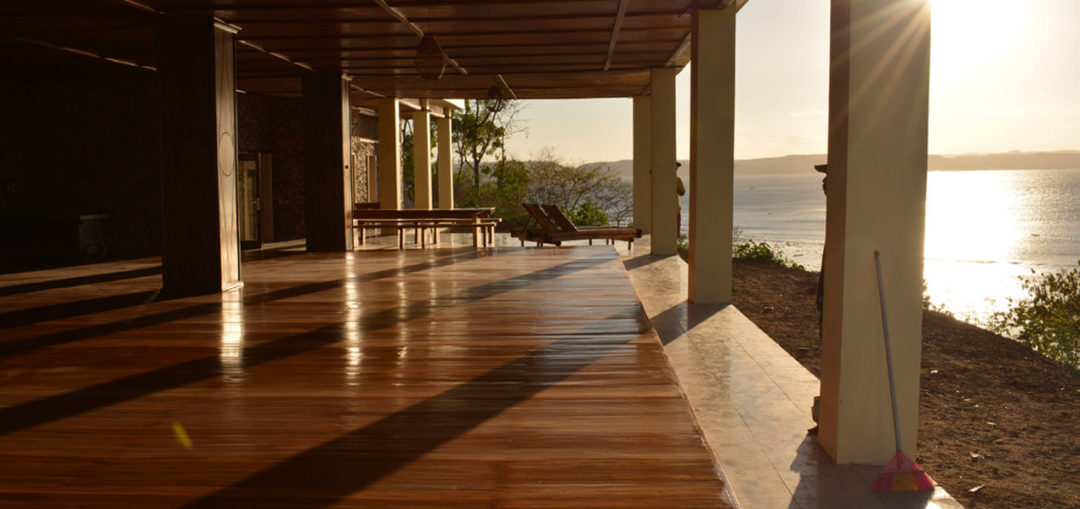 yoga at Heaven on the Planet Lombok surf resort