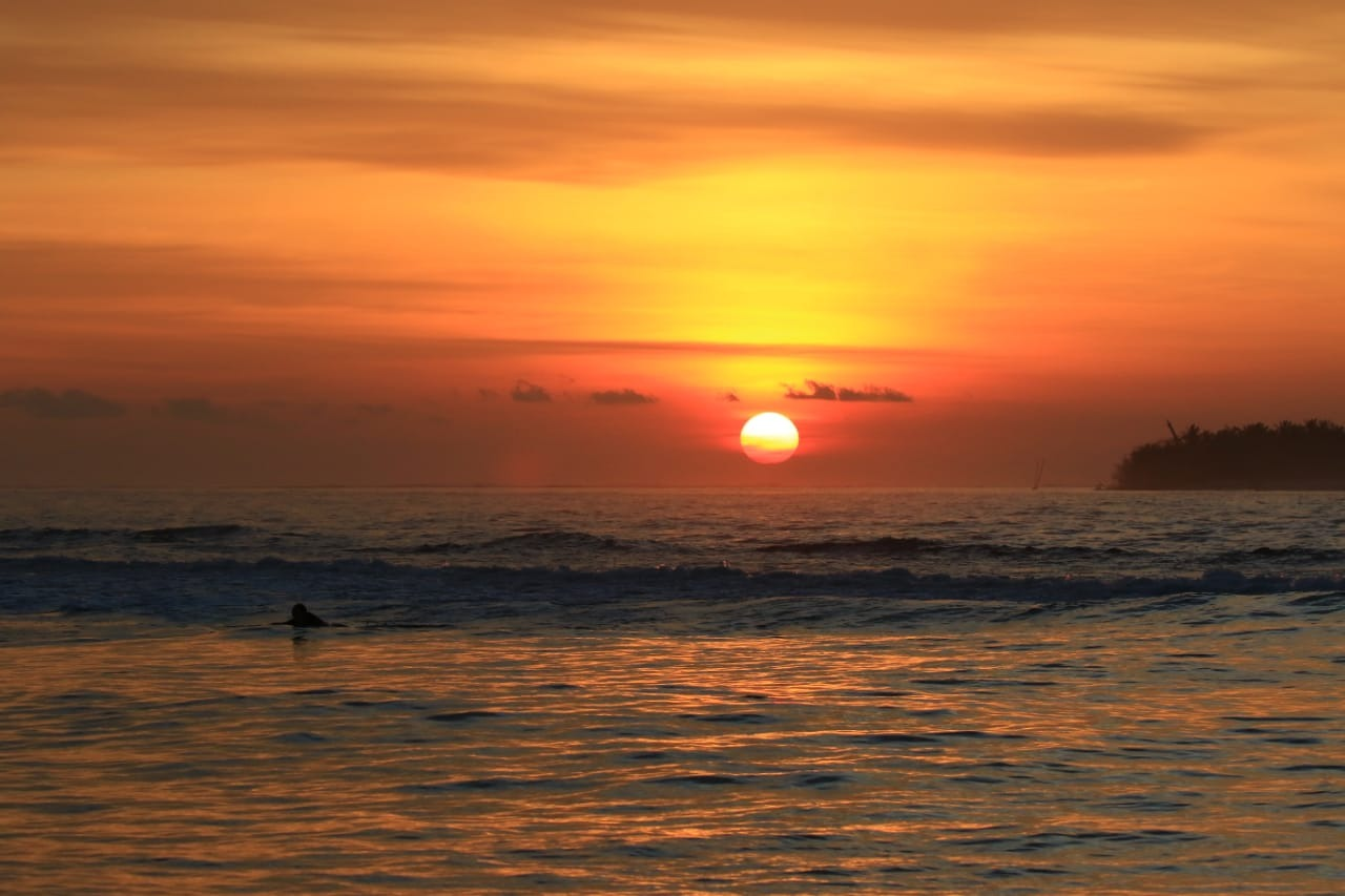 Mentawai Indonesia surfing sunset
