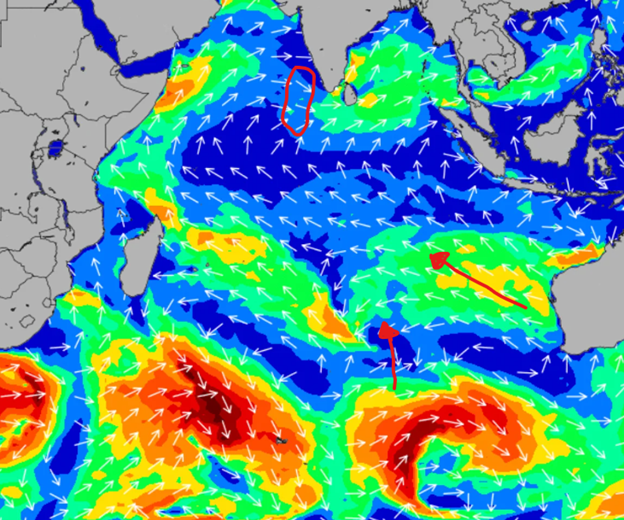 Surfline Lotus Chart for May 30th 2022