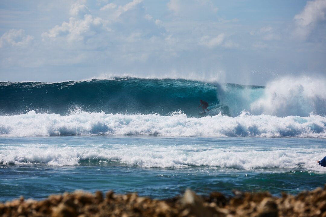 Kandooma Right, photo by Perfect Wave guest P Cutting 