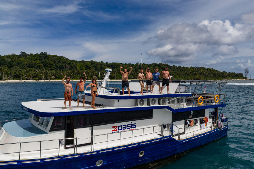 Occy 2025 August trip on Oasis Mentawai surf charter